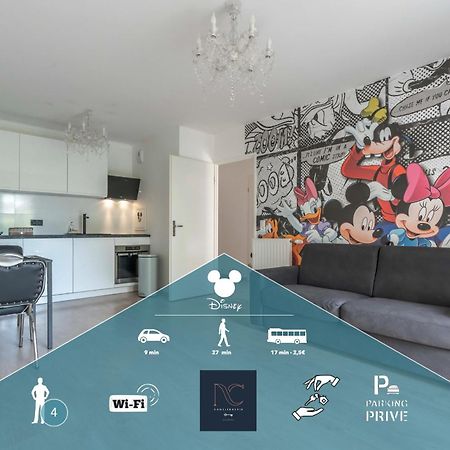 Disneyland-Paris 4Pers,Wifi, Parking Chessy  Exteriör bild